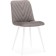 SHEET on a metal frame RALF Metal/velor, white/latte 44x53x83 cm