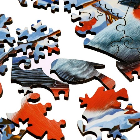 New Year's puzzle Figure "New Year! Winter day"-3