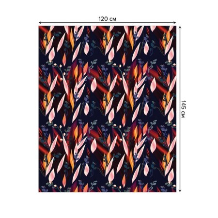 The tablecloth "Abstraction", rectangular, Saten, size 120x145 cm-1