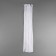Lightning secret, No. 3, non -income, automatic lock, cotton, 60 cm, white color