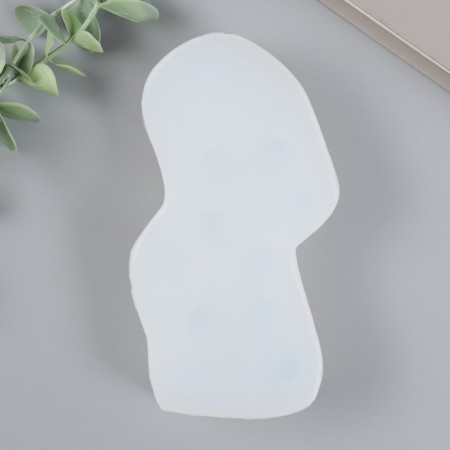 Mold Silicon "Column of flowers" 3.1x6x13cm-3