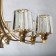 Ilvita chandelier, size 80x95x80 cm, 480W 8xe14 IP 20
