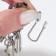 The basis for the key holder, 6 carbines, 44 × 50 mm, silver color