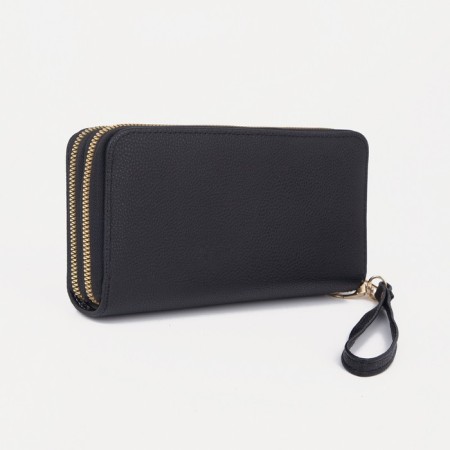 Women's wallet on lightning, black color-1