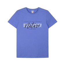Female T -shirt, size 54, lilac color