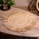 Wicker rug round 40 cm