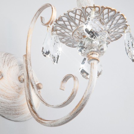 Sconces ALDA 1x60W E14 white, gold-2