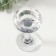 Glass of Glass for 1 candle "Dimitra" d = 4cm 7x7x14.5 cm