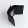 Women's wallet on a magnet, black color