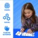 Puzzles Teaching "Fold the Word", 93 elements, Blue Tractor