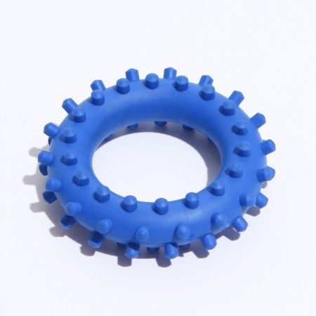 Toy "Ring with spikes No. 1", 5.6 cm, blue