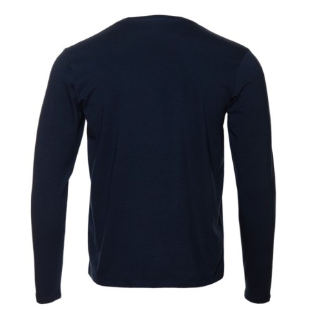 Male T-shirt, size 50, dark blue color-1