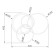 Ceiling lamp LEDX84+24W