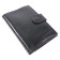 Cover for auto documents and button, department for passport, bills, black color