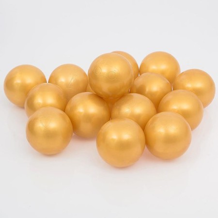 A set of balls for dry pool 500 pcs, color: golden-3
