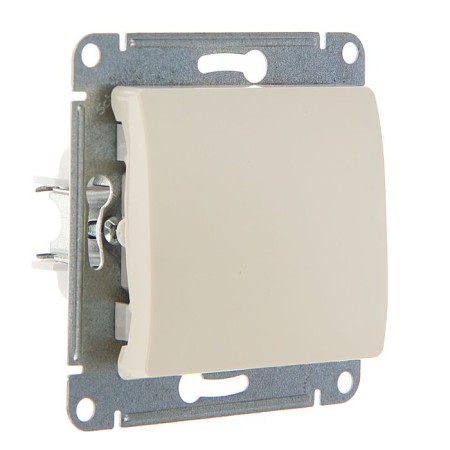 Switch "Glossa" Sche GSL000261, 10 A, 1 key, hidden, beige color
