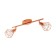 Zapata lamp, 2x2.5W G9, 3000k, 600lm, color copper