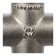 Cross Stout SFT-0031-0034, 3/4 ", internal/internal carving, nickelled brass