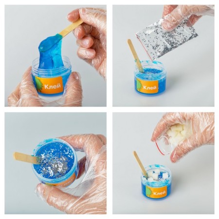 Slime set "Slime Party. Water element"-2