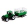 Game set "Farm", tractor, shed and animals, mix