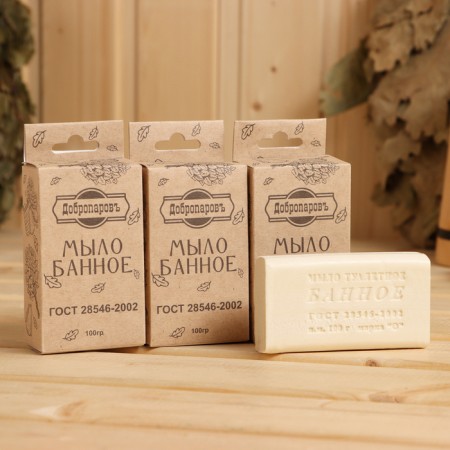 Soap toilet "bath" Dobroparov, set of 3 pcs 100 g-1