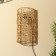 Lamp wall -mounted from the rattan "thread of Ariadne" 1x120W, E27, 24x14x40 cm