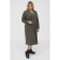 Female dress, size 64, dark green color