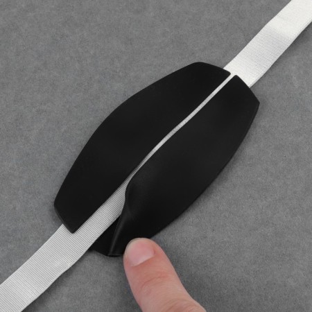 Lining for straps, 9 × 5 cm, black color-2