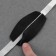 Lining for straps, 9 × 5 cm, black color