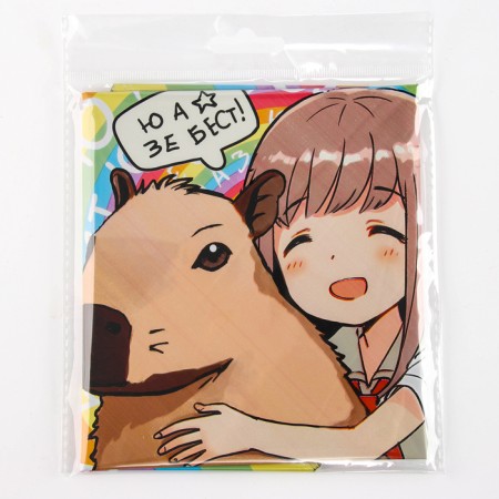 Foil ball 18 "Ainime Capybara", circle-2