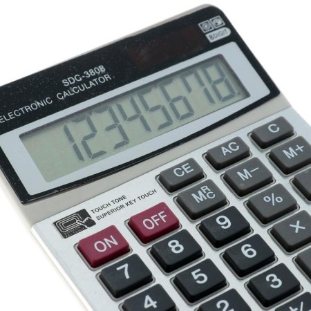 Desktop calculator, 8 - discharge, SDC - 3808-3
