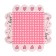 Cookie box, confectionery packaging with PVC lid, Love, 13 x 13 x 3 cm