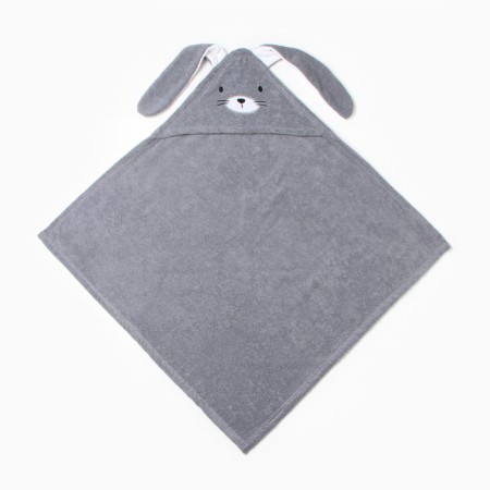 Tainted towel with a corner "Bunny", 75*75 cm, cotton 100%-1