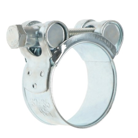 The clamp zein English, diameter 32-35 mm, width 20 mm, galvanized-6