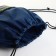 Bag for shoes on the lace, blue color
