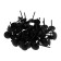 Tundra nails, decorative, 11x19 mm, black, 100 pcs