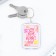 Gift set: keychain and ballpoint pen "since March 8", 16.2 cm x 11 cm.