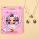 Earrings Clips and New Year's beads “Magic Girl” for the New Year, 11 x 14 cm
