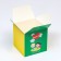 Folding box "Love is...", green, 10 x 10 x 10 cm