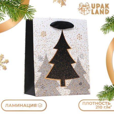 Laminated "Symbolic Christmas tree" 11.5 x 14.5 x 6 cm-2