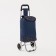 Household bag on a cart on a cord, the color is blue