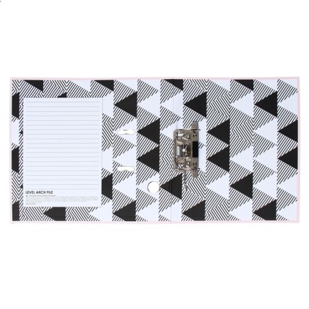 PAPKA-registrar A4 75mm Calligrata laminated, pale pink-4