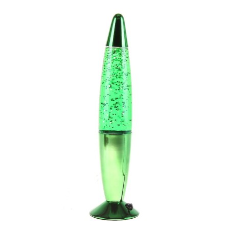 Lava-lamp "Rocket" 1x30W E14-R39 (sparkles) Green 8x8x34cm