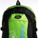 A thyroid backpack with an increase in 55l, 5 external pockets, green color