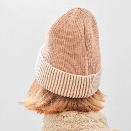 Women's hat minku, beige color, rr 56-58-2