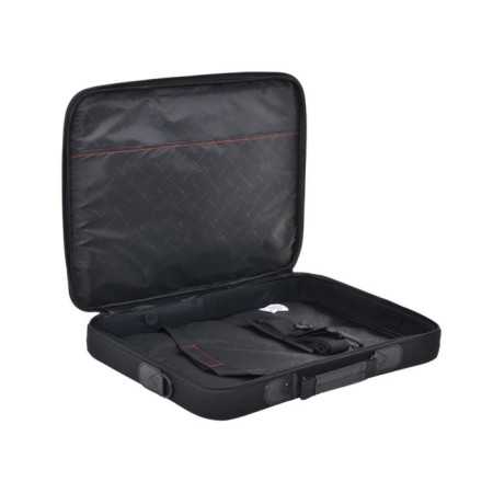 Business bag, lightning department, external pocket, black color-2