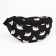 Lightning waist bag, black color