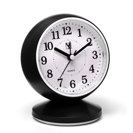 Classic alarm clock, discrete move, 1aa, d-9 cm-1