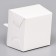 Confectionery packaging under the gento cake, white, 12 x 12 x 8.5 cm