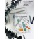 A4 216x303 mm lamination film, 75 μm, 100 pieces, glossy, Geleos